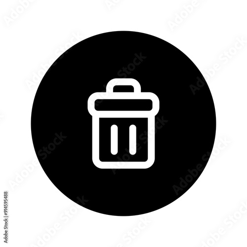 delete line circular icon