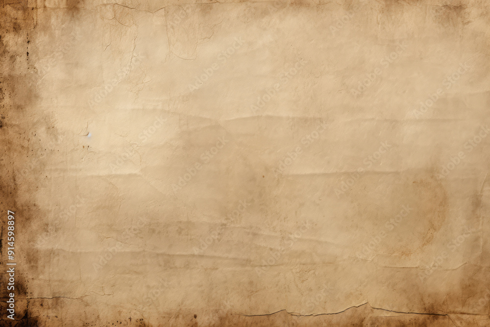 Processed collage of ancient scroll sheet of brown aged paper texture. Background for banner Processed collage of ancient scroll sheet of brown aged paper texture. Background for banner