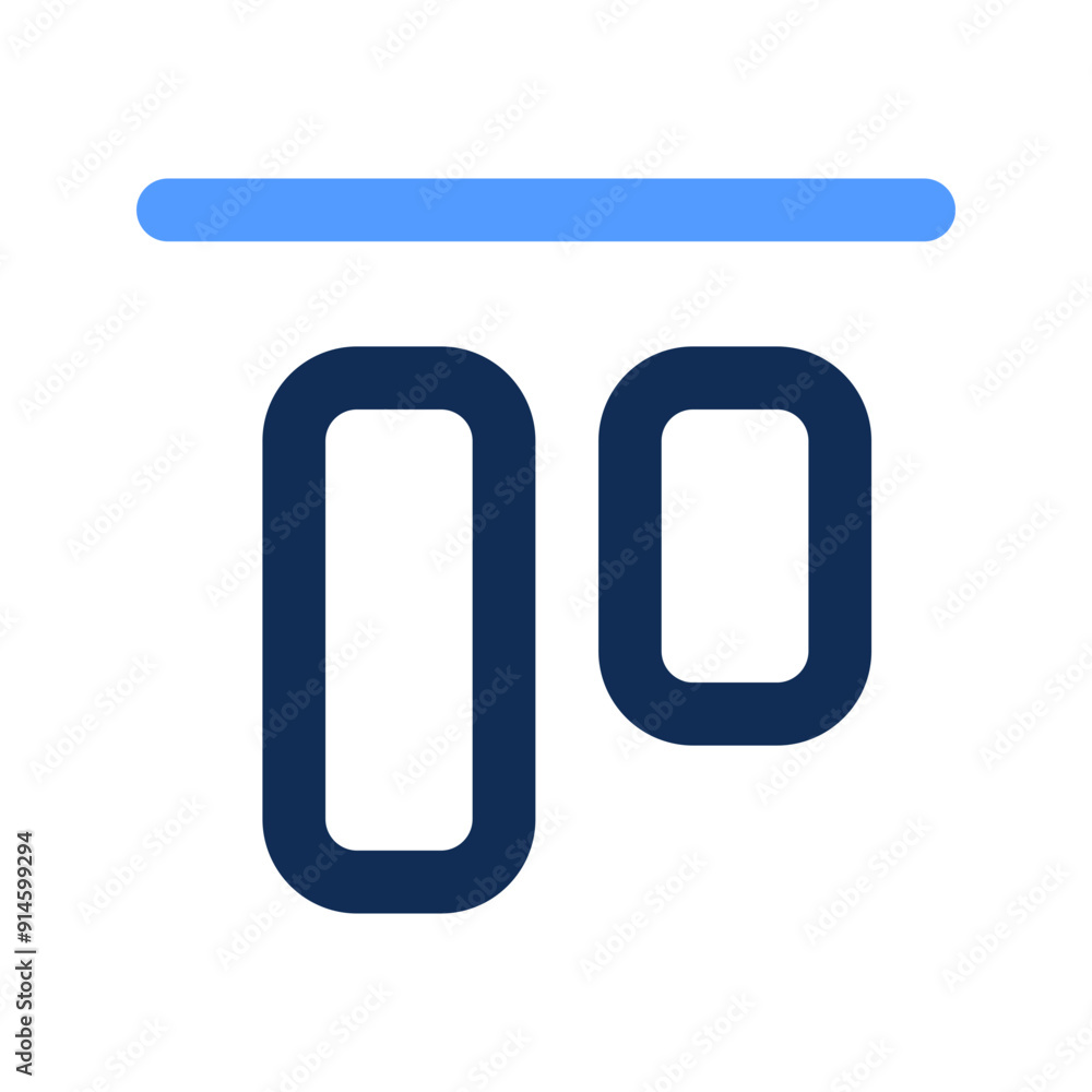 align top outline color icon align top outline color icon