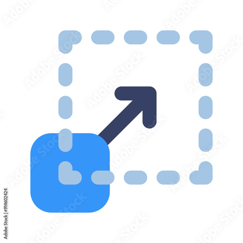 resize flat icon