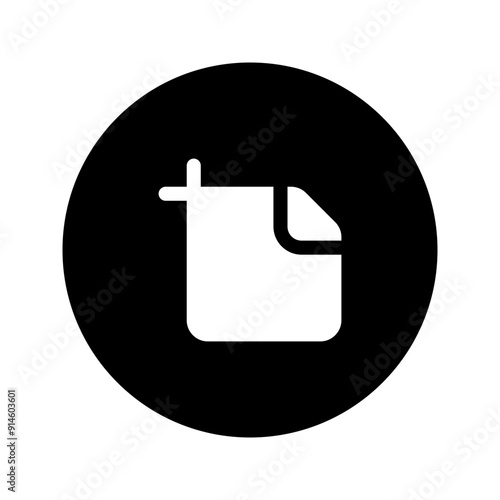 artboard glyph circular icon