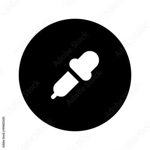 color picker glyph circular icon