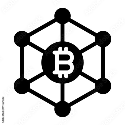 Decentralization icon representing distributed network.