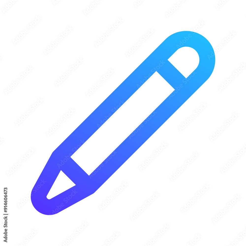 pencil gradient icon pencil gradient icon