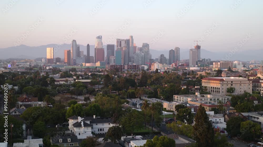 Downtown Los Angeles Sunset Aerial_2024_14 Downtown Los Angeles Sunset Aerial_2024_14