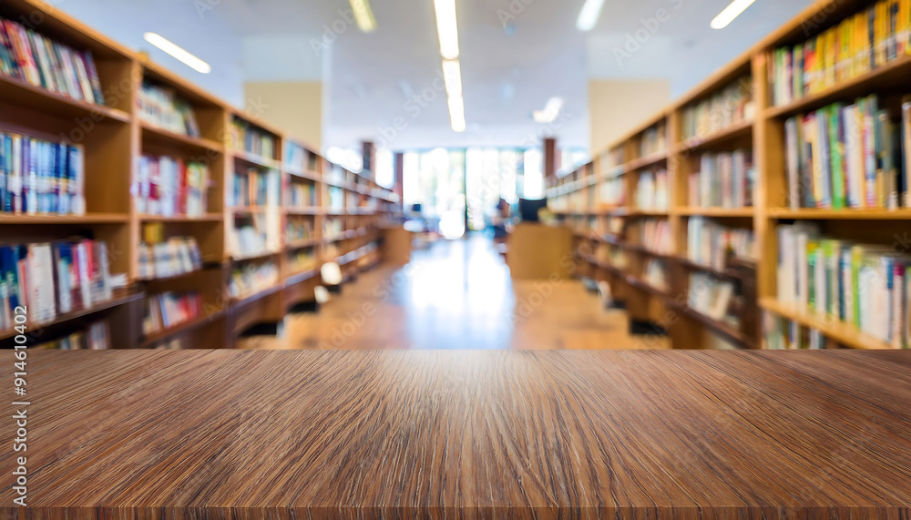Abstract blurred public library interior space. Abstract blurred public library interior space.
