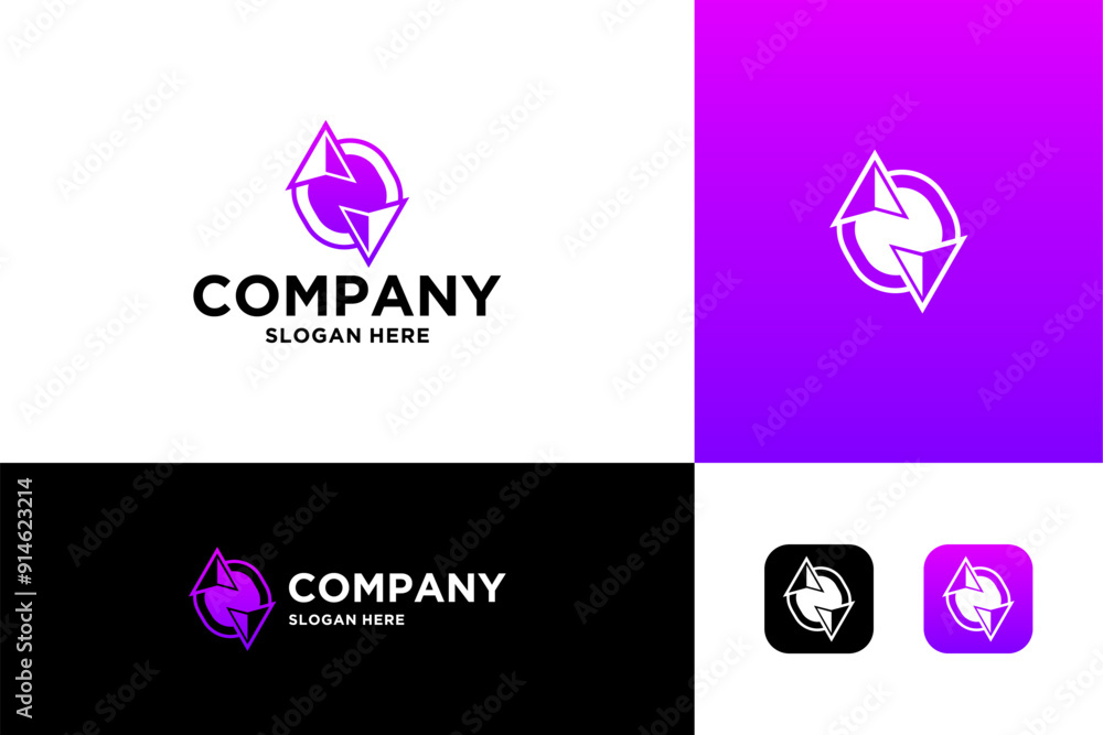 navigation letter n logo design vector navigation letter n logo design vector