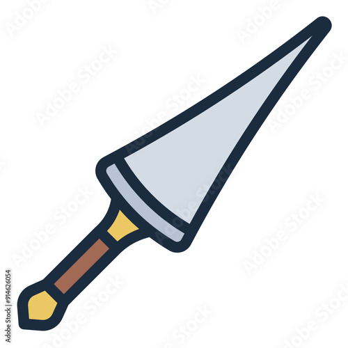 Lance icon representing a medieval knight's weapon.