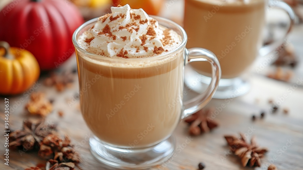 Cozy Pumpkin Spice Latte Autumn Vibes Cozy Pumpkin Spice Latte Autumn Vibes