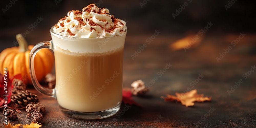Cozy Pumpkin Spice Latte Autumn Vibes Cozy Pumpkin Spice Latte Autumn Vibes