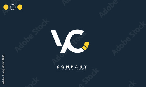 YC Alphabet letters Initials Monogram logo CY, Y and C