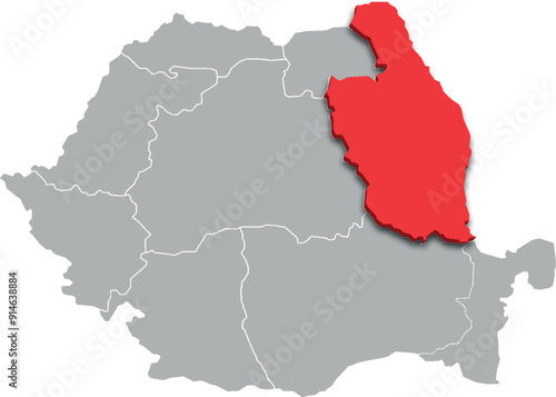 moldova map ADMINISTRATIVE DIVISIONS of ROMANIA 3d isometric map