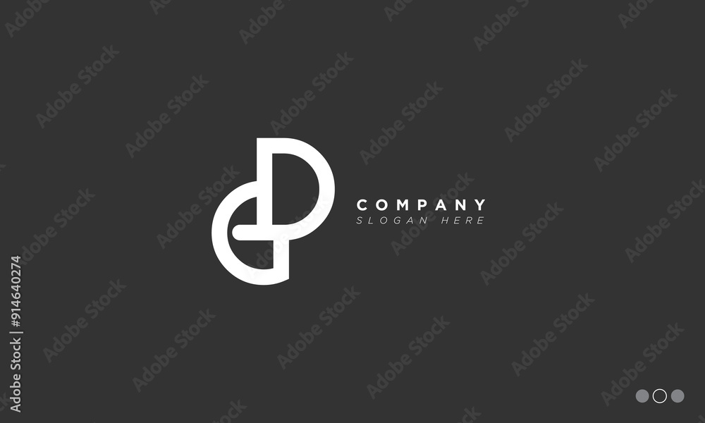 GD Alphabet letters Initials Monogram logo DG, G and D GD Alphabet letters Initials Monogram logo DG, G and D