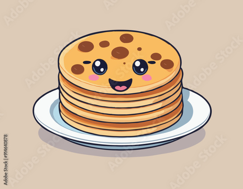 Groovy Pancake Character
