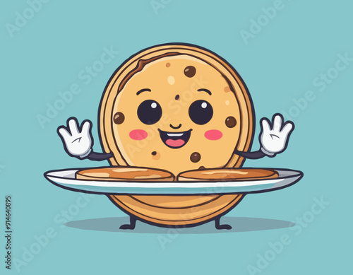 Groovy Pancake Character
