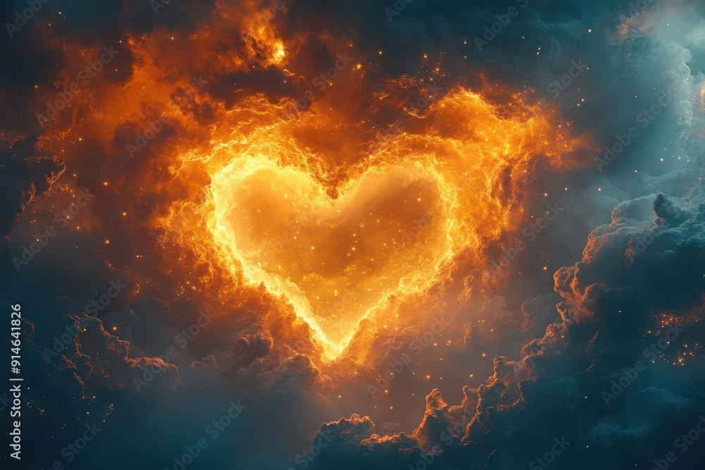 surreal cosmic heart sanctuary chambers glowing with empathy swirling nebulas and stars form emotional landscapes soft dreamy colors blend seamlessly surreal cosmic heart sanctuary chambers glowing with empathy swirling nebulas and stars form emotional landscapes soft dreamy colors blend seamlessly