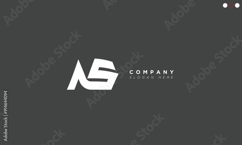 Free Download AS Alphabet letters Initials Monogram logo  - GFXLoad