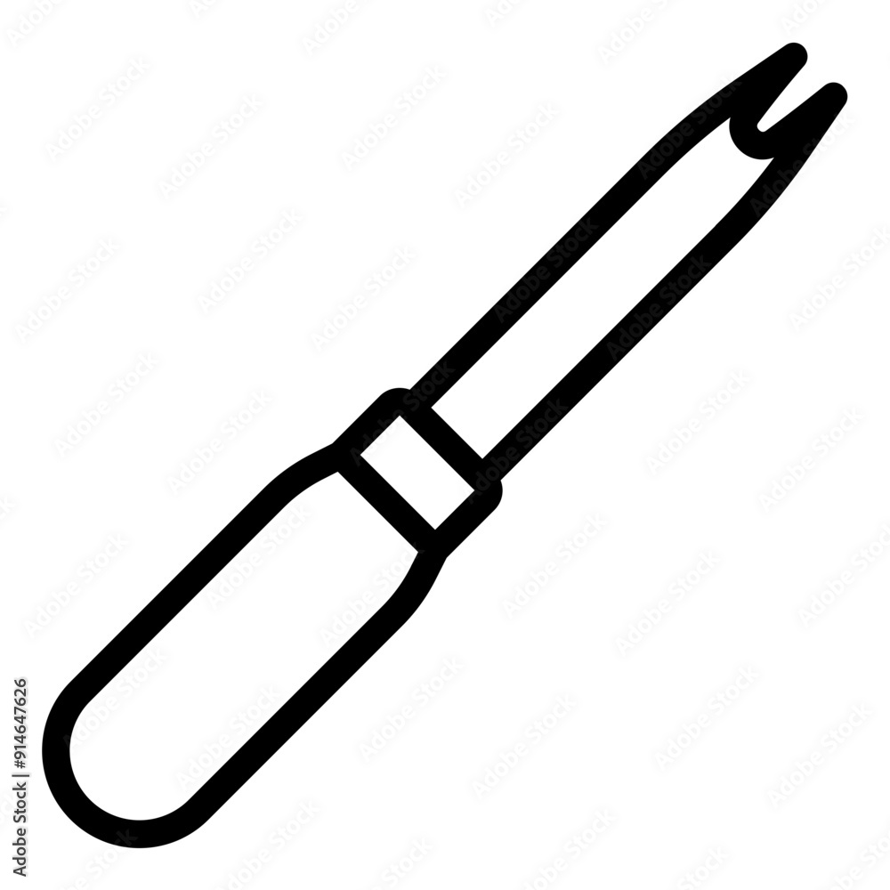 Nail puller tool used by shoemakers for removing nails from footwear. Nail puller tool used by shoemakers for removing nails from footwear.
