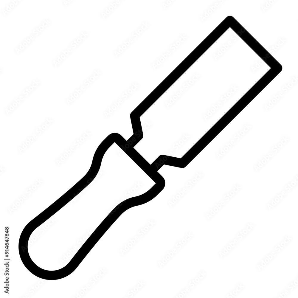Chisel tool used by shoemakers for carving and shaping footwear. Chisel tool used by shoemakers for carving and shaping footwear.