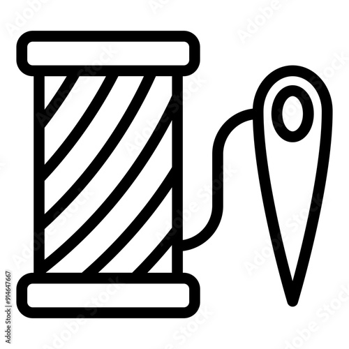 Thread and needle tools used by shoemakers for sewing footwear.