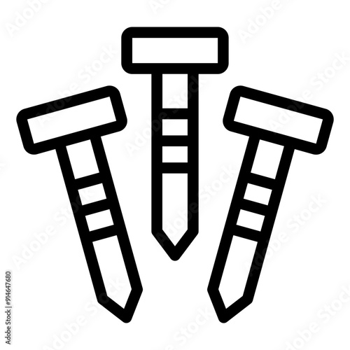 Nails used by shoemakers for fastening components of footwear.