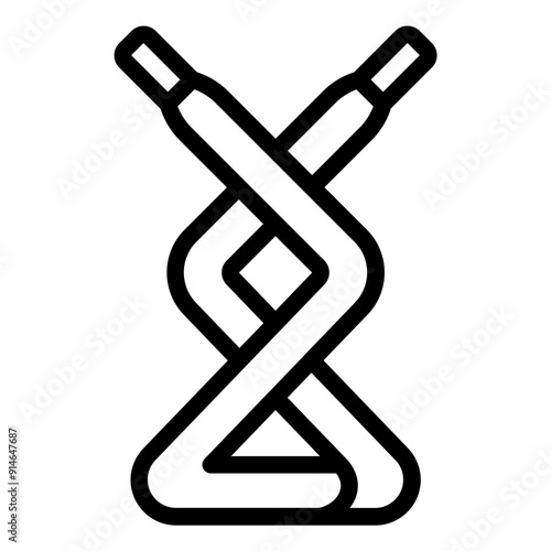 Shoe lace accessory used by shoemakers for tying shoes.