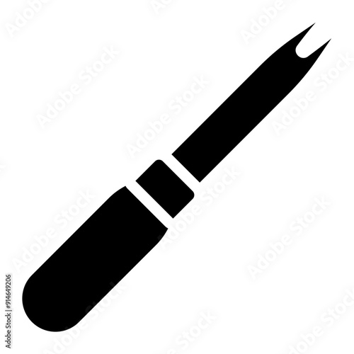 Nail puller tool used by shoemakers for removing nails from footwear.