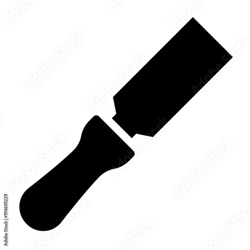 Chisel tool used by shoemakers for carving and shaping footwear.