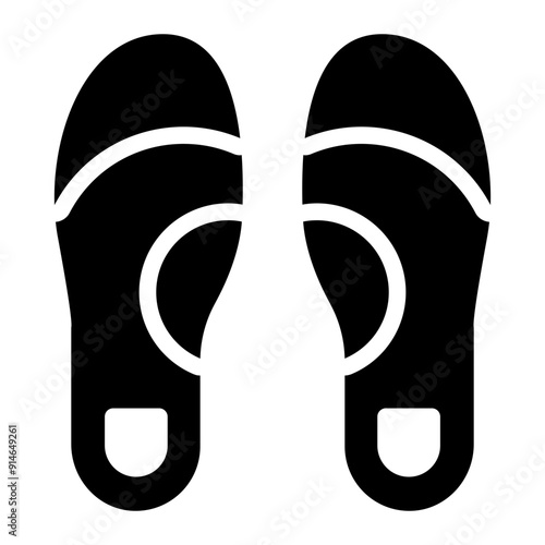Insole accessory used by shoemakers for cushioning inside shoes.