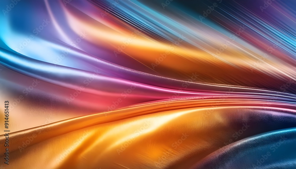 Obraz premium colorful fractal background. waves texture. abstract wallpaper illustration.