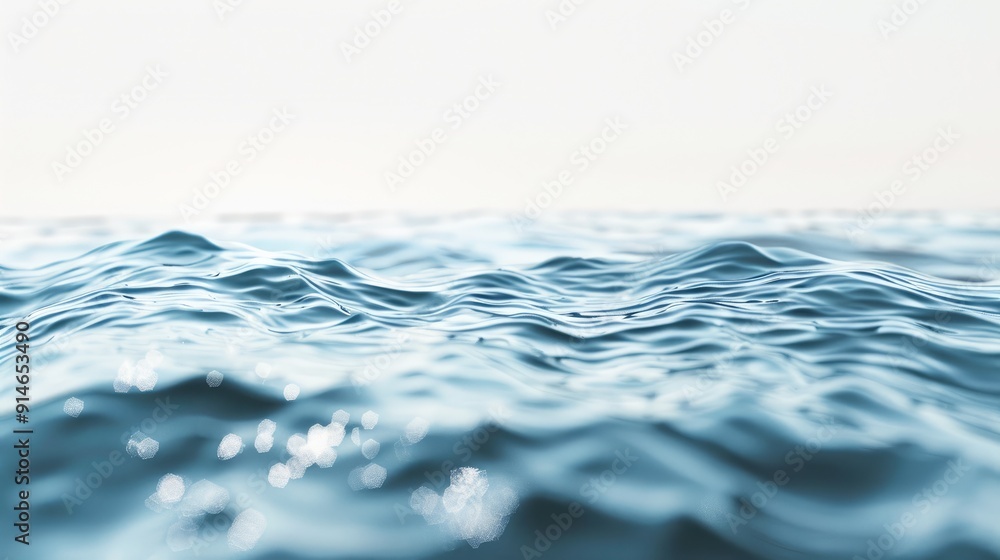 Water texture on white background in sunny light. Water texture on white background in sunny light.