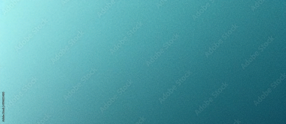 Fototapeta premium Vector foil turquoise blue, teal metallic texture with shiny rippled scratched surface, polished imitation background. Brushed steel, aluminum or chrome glowing illustration for posters, ads, banners.