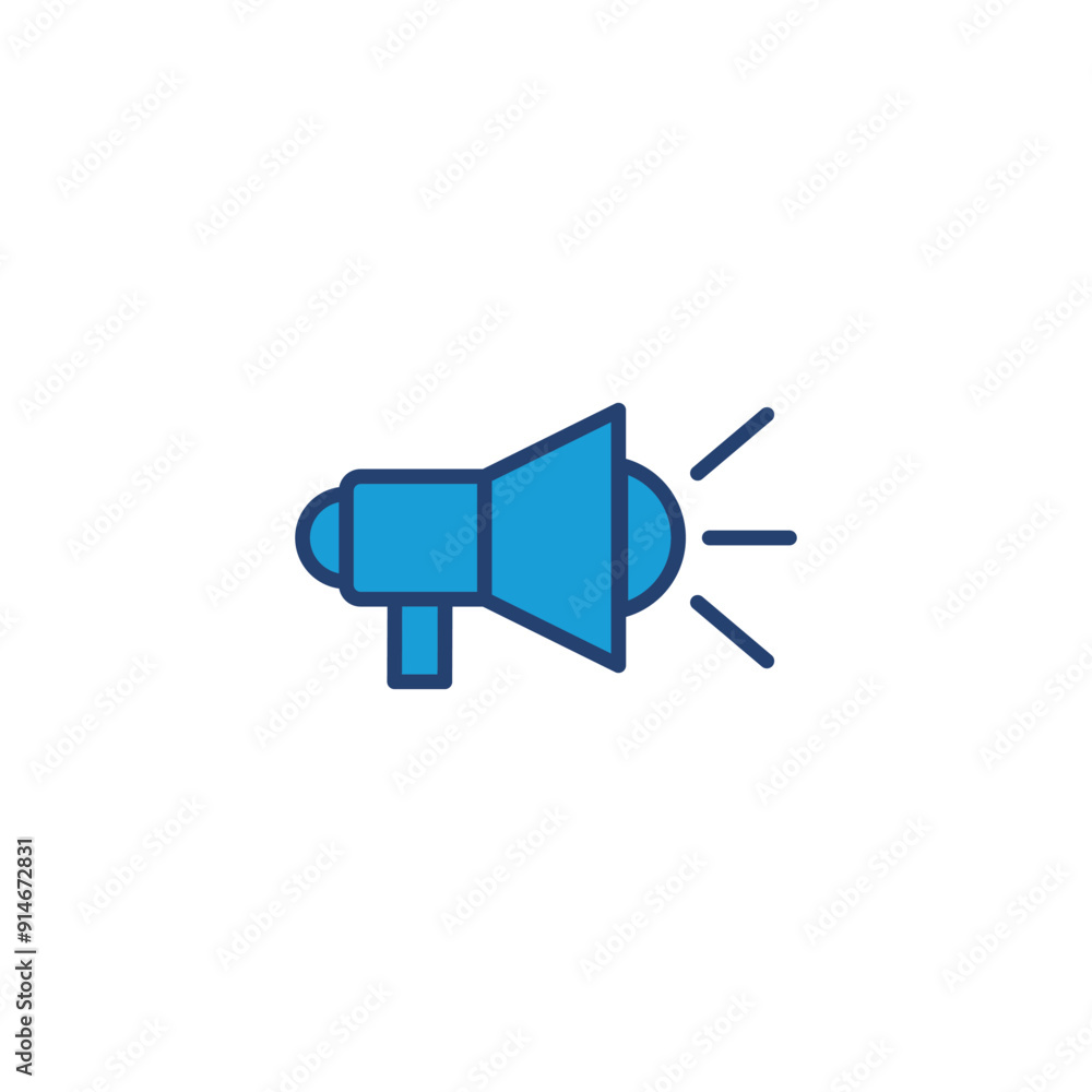 Megaphone icon vector. Loudspeaker icon vector. Megaphone icon vector. Loudspeaker icon vector.