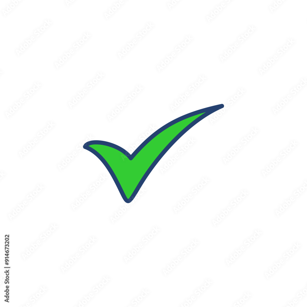 Check mark icon vector. Check mark icon. Tick mark symbol vector Check mark icon vector. Check mark icon. Tick mark symbol vector