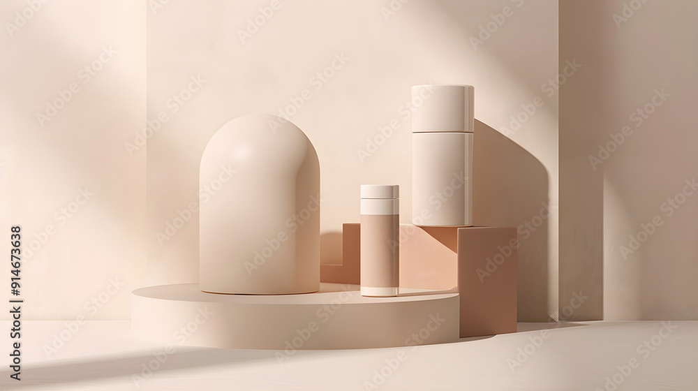 High-Quality Product Packaging Mockup Featuring Sleek Modern Design for Branding and Marketing Presentation High-Quality Product Packaging Mockup Featuring Sleek Modern Design for Branding and Marketing Presentation