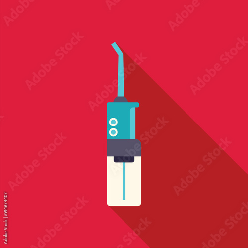 Modern oral irrigator promoting good dental hygiene for healthy teeth and gums