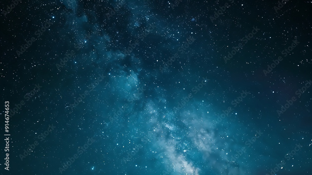 Starry Night Sky with Milky Way Starry Night Sky with Milky Way