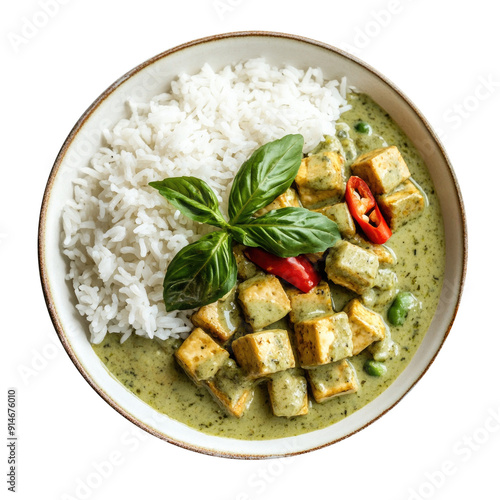A Plate of Thai Green Curry...