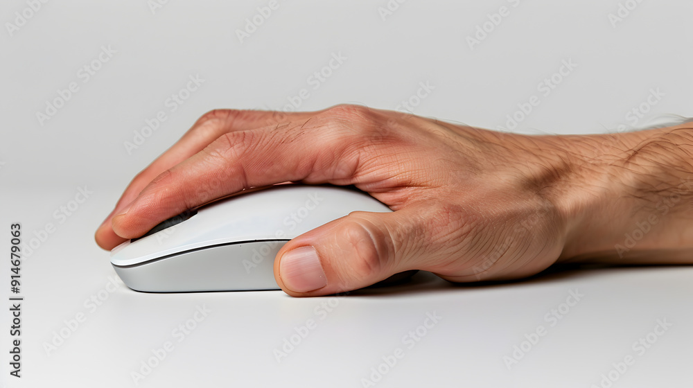 hand with mouse, Hand Using a Computer Mouse hand with mouse, Hand Using a Computer Mouse