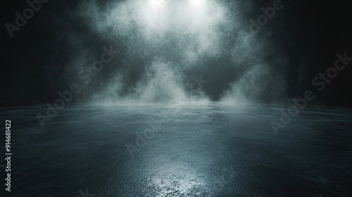 Dark, misty background with lights. Perfect for adding to your mysterious and spooky designs.