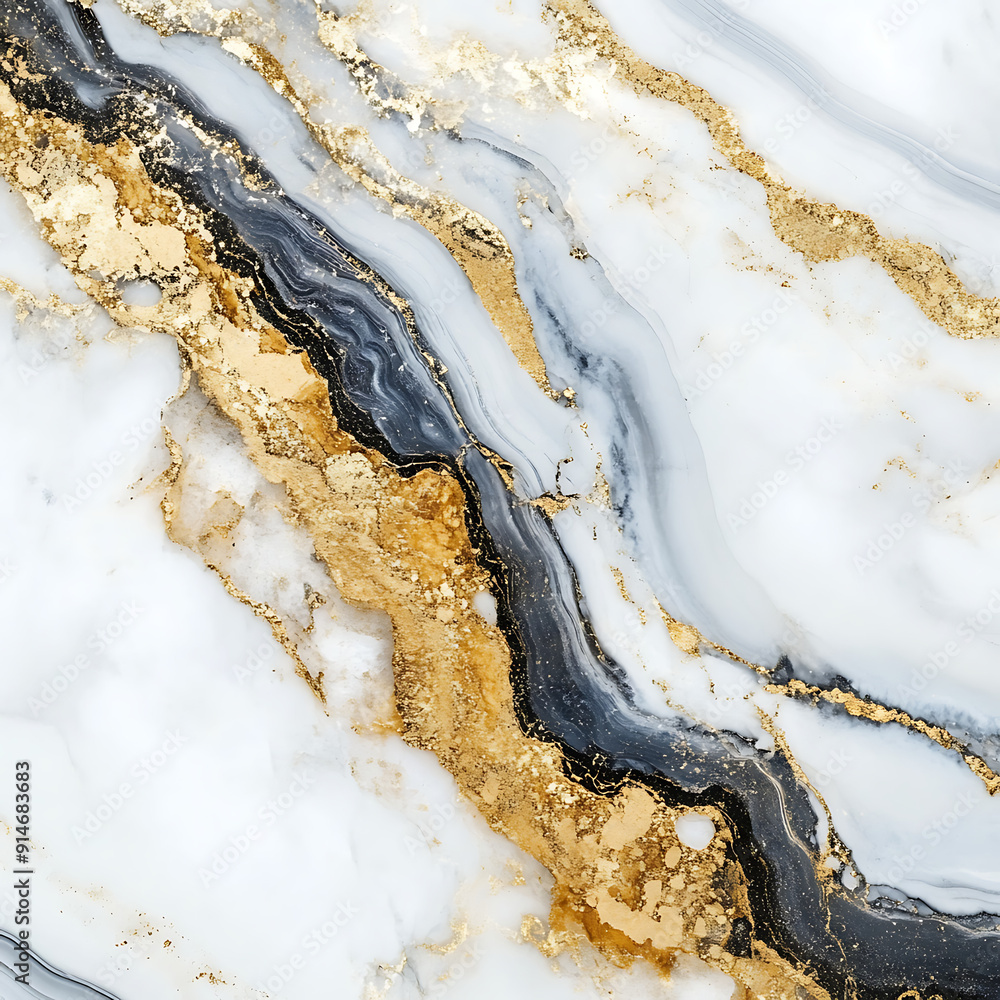 White Marble with Gold Granite Texture Background White Marble with Gold Granite Texture Background