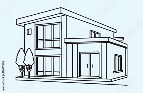 illustration if a building.