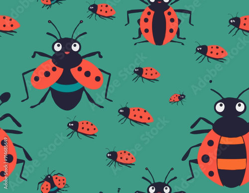 Bug cartoon element