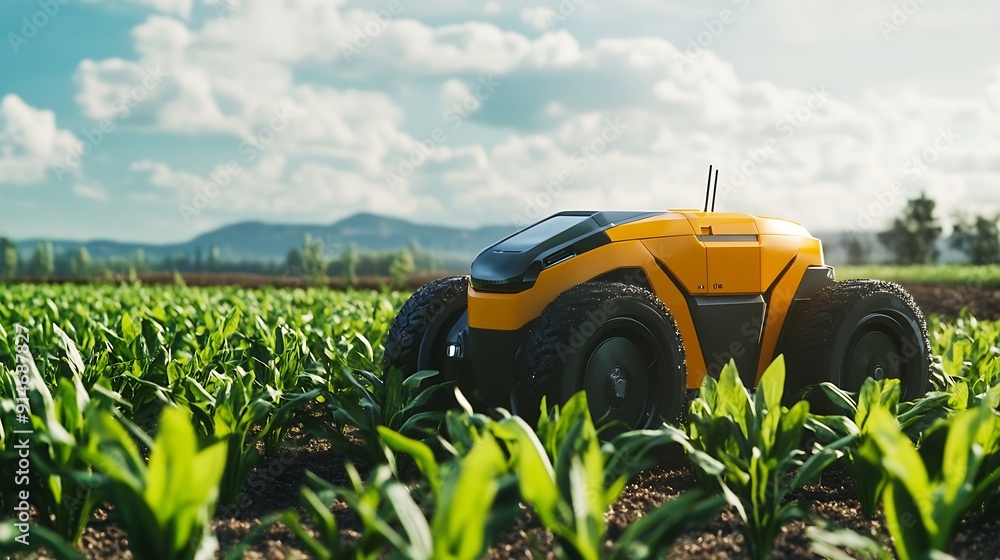 Agriculture robotic and autonomous car working in smart farm Future 5G technology with smart agriculture farming concept : Generative AI Agriculture robotic and autonomous car working in smart farm Future 5G technology with smart agriculture farming concept : Generative AI