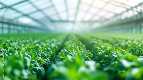 technology Smart farm IoT Internet of things smart farm factory indoor Researchers develop pesticidefree vegetable varieties greenhouse agriculture Factory greenhouse indoor smart farm : Generative AI photo