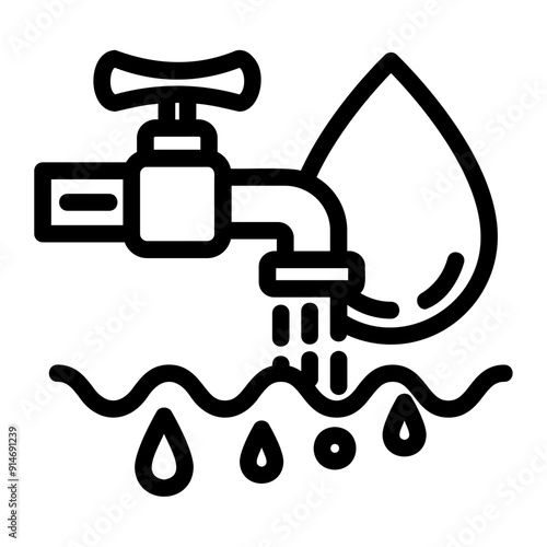 watertap Line Icon