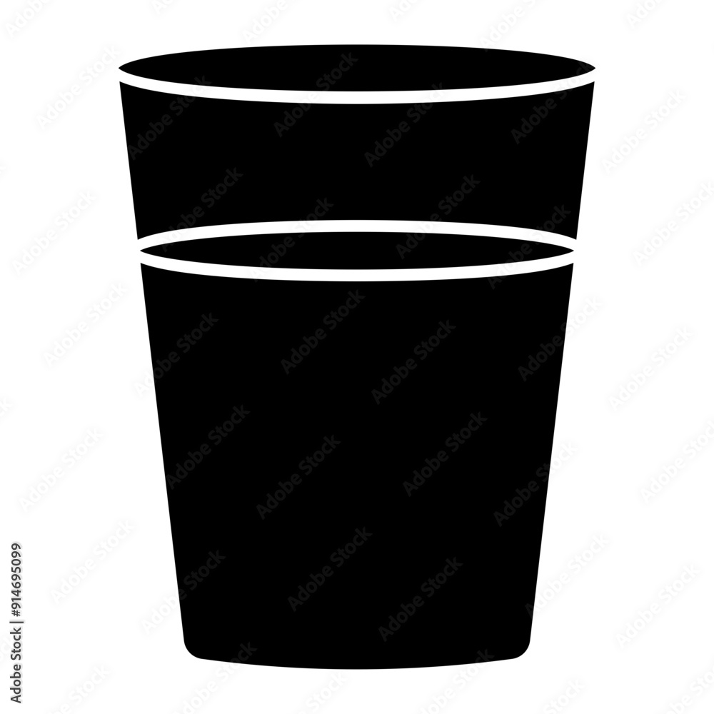 cup of water Solid icon cup of water Solid icon