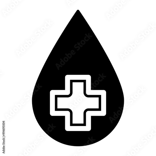 waterdrop Solid icon