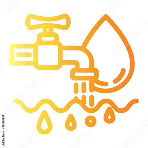 watertap Line Gradient Icon