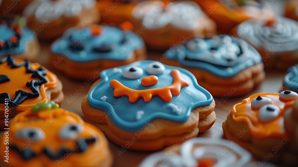 Halloween Treats: Decorated Gingerbread Cookies Halloween Treats: Decorated Gingerbread Cookies